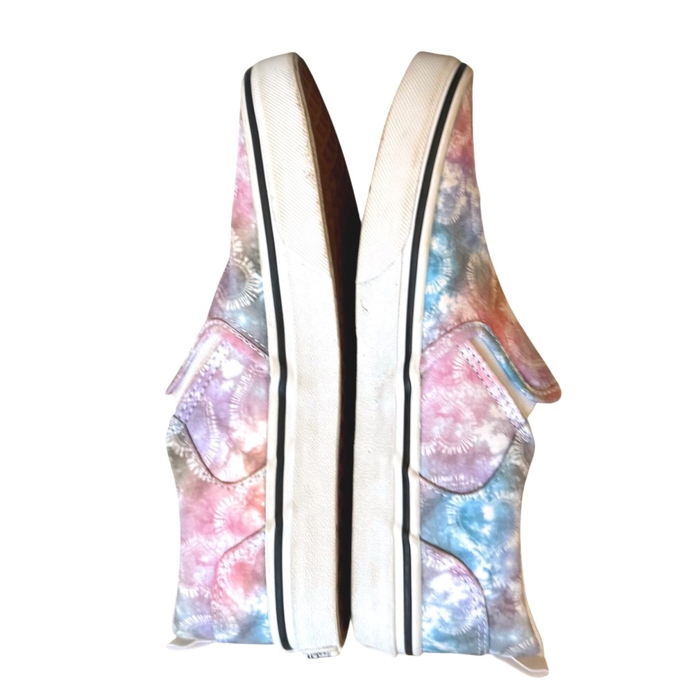 Vans Asher Heart Slip-On Tie Dye Multi Color Skate Shoes US Missy 5.0 500714 - Picture 5 of 8
